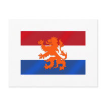 Netherlands Rampant lion Netherlands flag Post Card