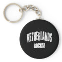 Netherlands Rocks! keychains