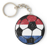 Netherlands Soccer Ball Keychain