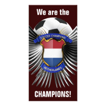 Netherlands Soccer Champions Photo Card