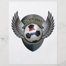 Netherlands Soccer Crest Full Color Flyer