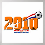 Netherlands Soccer Laranje Logo 2010 gear posters