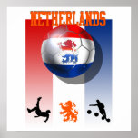 Netherlands Voetbal Poster Dutch soccer gifts posters