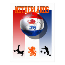 Netherlands Voetbal Poster Dutch soccer gifts Postcard