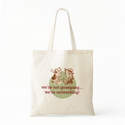 Networking Canvas Bags by whupsadaisy