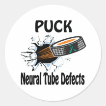 Neural Tube Defects Round Stickers