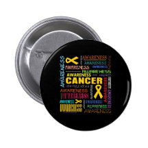 Neuroblastoma Awareness Collage Pinback Button