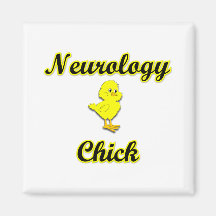 Neurology Chick Refrigerator Magnet