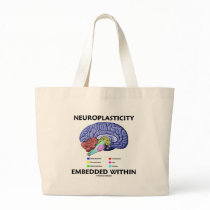 Neuroplasticity Embedded Within (Brain Anatomy) Tote Bag
