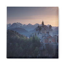 Neuschwanstein Castle, built late 1800's by Refrigerator Magnets