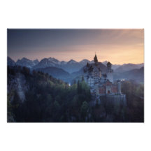 Neuschwanstein Castle, built late 1800's by Photo Art