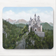 Neuschwanstein Castle Lithograph Mousepads