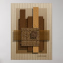 'Neutral Textures & Shadows' posters