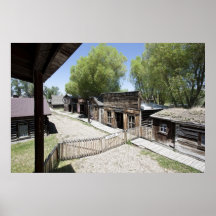 Nevada City Ghost Town Main Street - Montana Poster