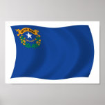 Nevada Flag Poster Print