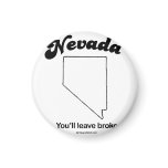 NEVADA - "NEVADA STATE MOTTO" T-shirts and Gear Fridge Magnet