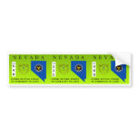 Nevada Zombie Hunting Permit bumper stickers