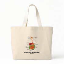 Never Call Me Gutless (Digestive System Humour) Canvas Bag