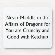 Never Dragons Mousemat