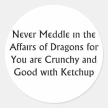 Never Dragons Stickers