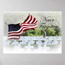 Never Forgotten - Memorial Day Posters