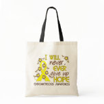 Never Give Up Hope 4 Endometriosis Canvas Bags