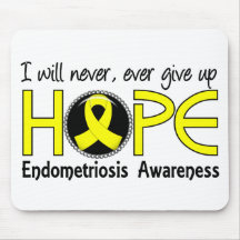 Never Give Up Hope 5 Endometriosis Mousepads