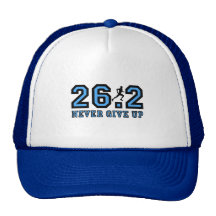 Never give up marathon trucker hats