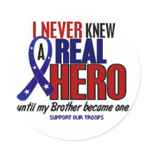 Never Knew A Hero 2 Brother (Support Our Troops)