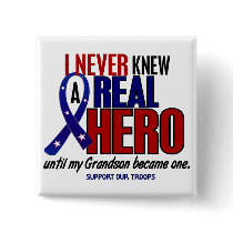 Never Knew A Hero 2 Grandson (Support Our Troops)