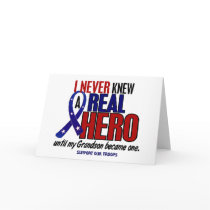 Never Knew A Hero 2 Grandson (Support Our Troops)
