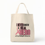 Never Knew A Hero GODDAUGHTER (Breast Cancer) bags