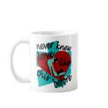 Never Knew Love Like This Before With Stiletto Coffee Mug