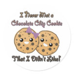 Never Met a Chocolate Chip Cookie Didnt Like stickers