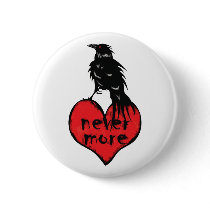 Never More Raven Button