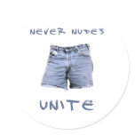 Never Nudes Unite stickers