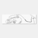 Never Smile at a Crocodile Bumper Stickers