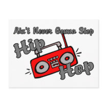 Never Stop Hip Hop Post Cards