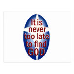 Never Too Late Postcards