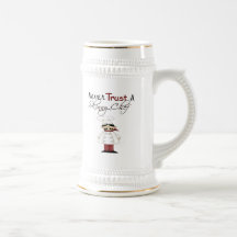 Never Trust a Skinny Chef Coffee Mugs