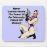 Never Underestimate Her T-shirts and Gifts Mouse Mats