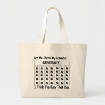 Neverary Calendar Busy Tote Bag