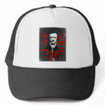 Nevermore in Blood~~~Edgar Allen Poe~~Altered Art hats
