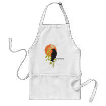 Nevermore - Raven & Moon by Poe Apron