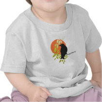 Nevermore - Raven & Moon by Poe T Shirts