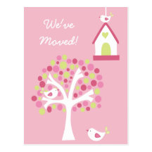 New Address Notification Moving House Home Postcards