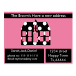 New address postcard postcards