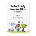 New Address 'We're Moving' House Notification postcards