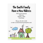 New Address 'We're Moving' House Notification postcards