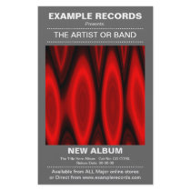 New Album Launch - Grey Custom Flyer